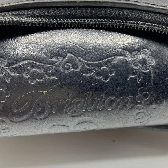 Vintage Genuine Brighton Woven Raffia Straw And Leather Trim Shoulder Bag - Picture 4 of 7